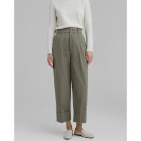 Club Monaco Cuffed Chinos Wide Leg Pants - Picture 2 of 9